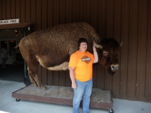 Michele at Wall Drugs